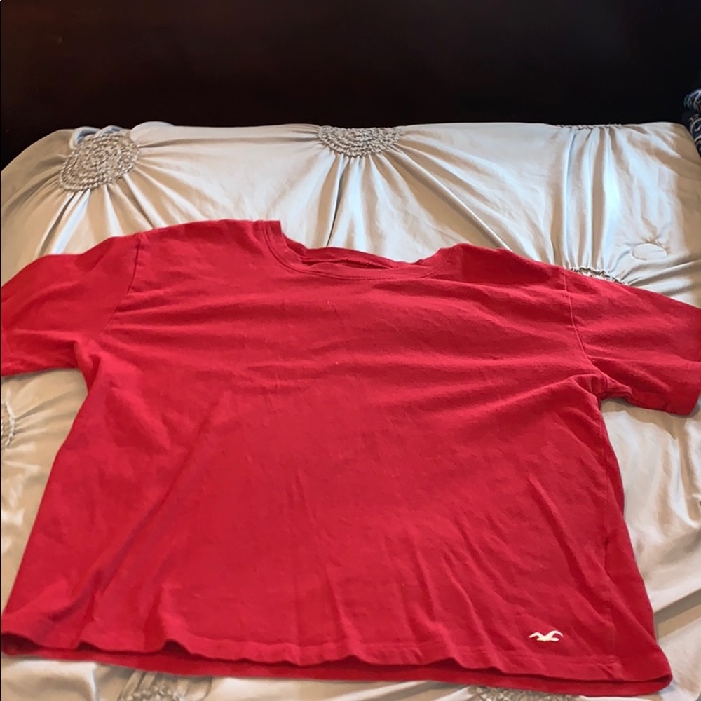 Red Hollister shirt